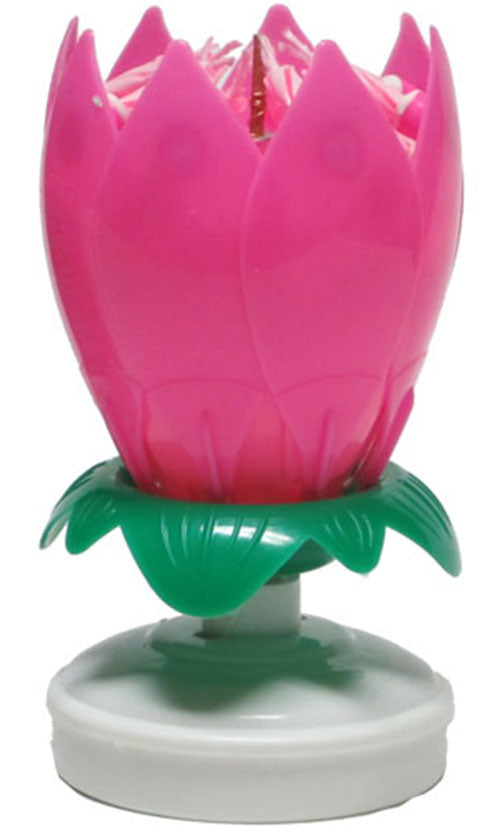 Pink Happy Birthday Candle (3-Pack)