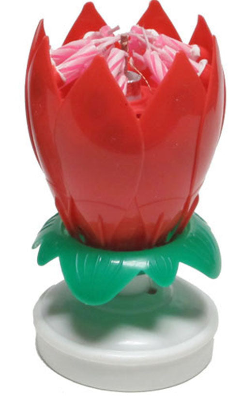 Red Happy Birthday Candle (3-Pack)